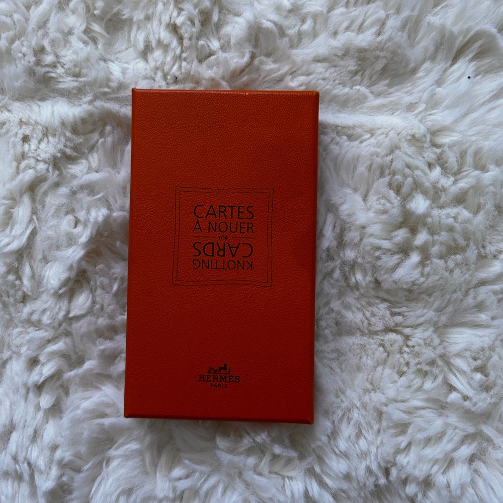 Authentic Hermès Paris “Cartes à Nouer” – Knots Cards Set – With Original Box - Picture 3 of 4